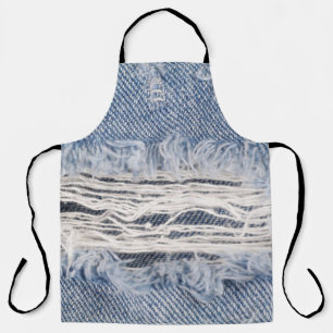 Delantal Textura de jeans desvergonzados