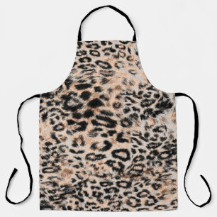 Delantal Textura de leopardo, patrón de impresión animal le