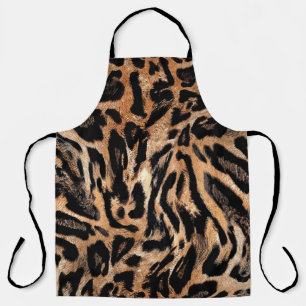 Delantal Textura de piel de leopardo