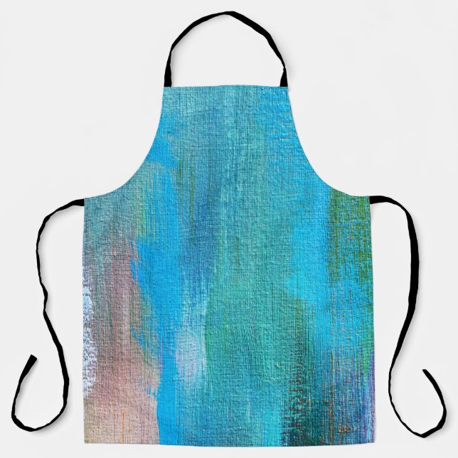 Delantal Textura de tela de pintura de pintura de aceite ab (Anverso)