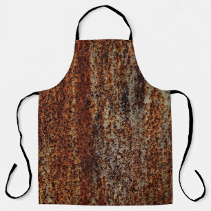 Delantal textura metalizado con arañazos y chaquetas, a