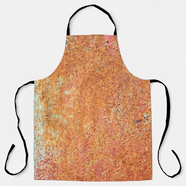 Delantal Texture of the old painted metalabstract, age, anc (Anverso)