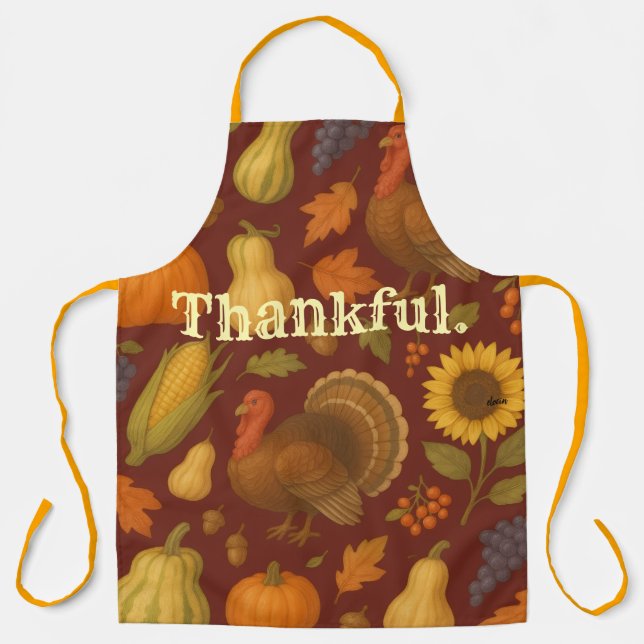 Delantal Thankful Apron (Anverso)