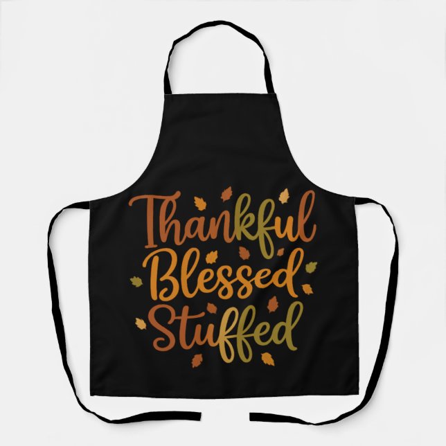 Delantal Thankful Blessed Stuffed Apron (Anverso)