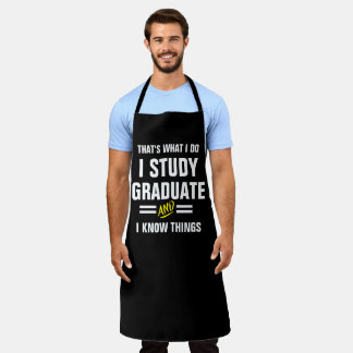 Delantal That's What I Do Apron - Graduate & I Know Things