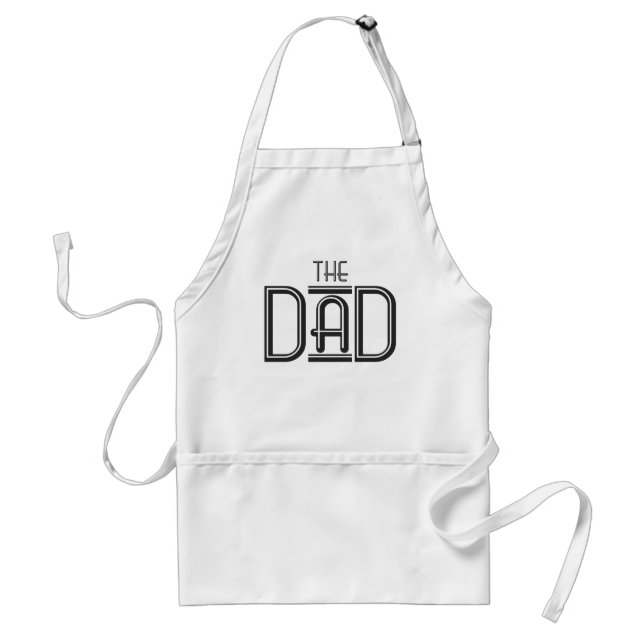Delantal "THE" Dad Quirky BBQ Apron (Frente)