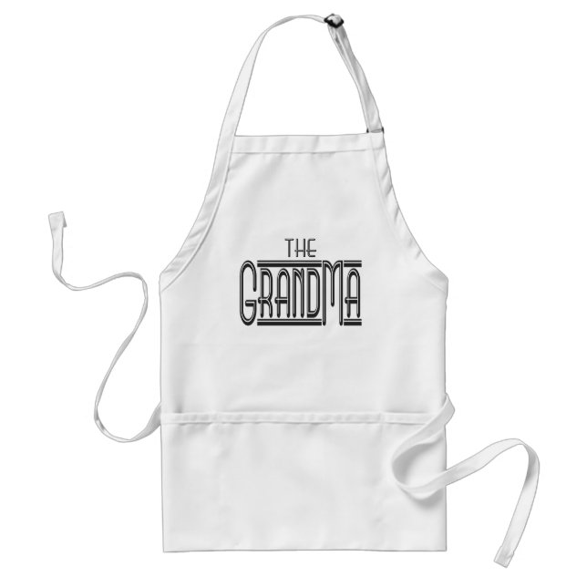Delantal "THE" Grandma Quirky BBQ Apron (Frente)