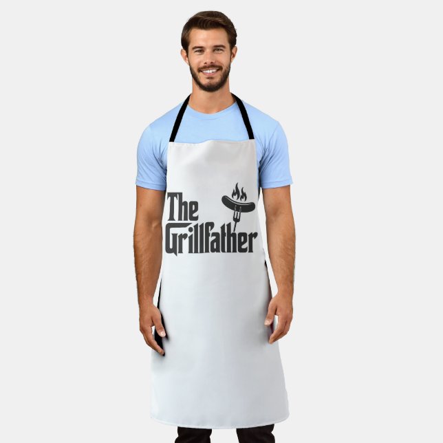 Delantal The Grill father Funny BBQ Dad Gift (Gastado)