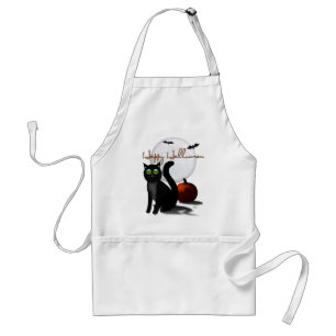 Delantal The Haunted Hills Folk Art HALLOWEEN