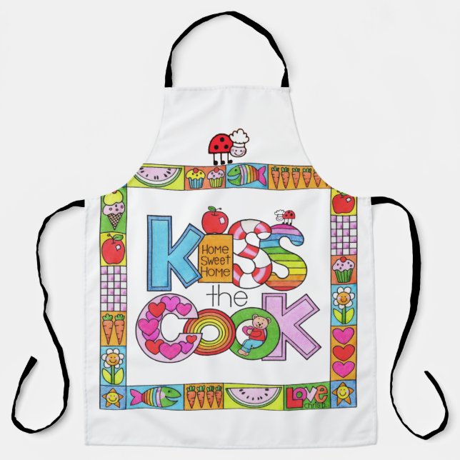 Delantal The Kiss the Cook Apron (Anverso)