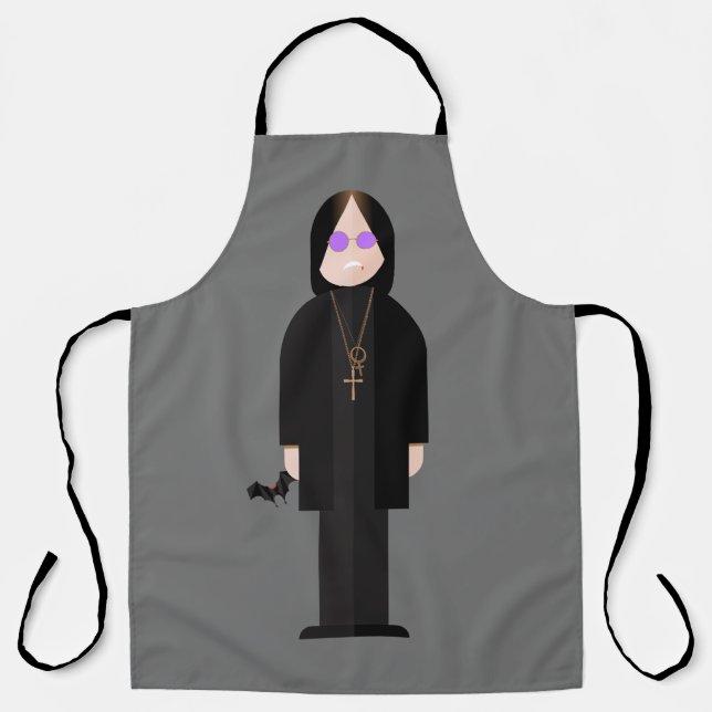 Delantal The Prince of Darkness – Rock Legend Apron (Anverso)
