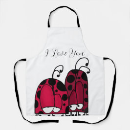 Delantal The Unrequited Love Ladybug Illustration