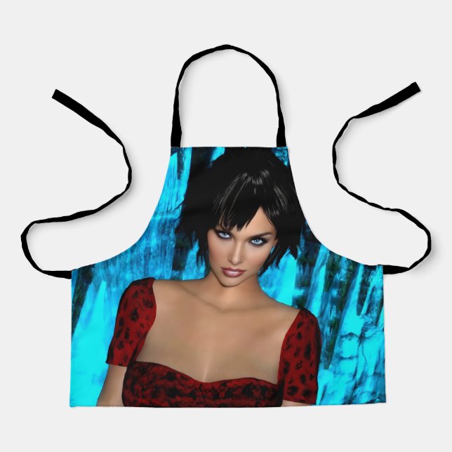 Delantal The World Behind the Eyes apron (Anverso)