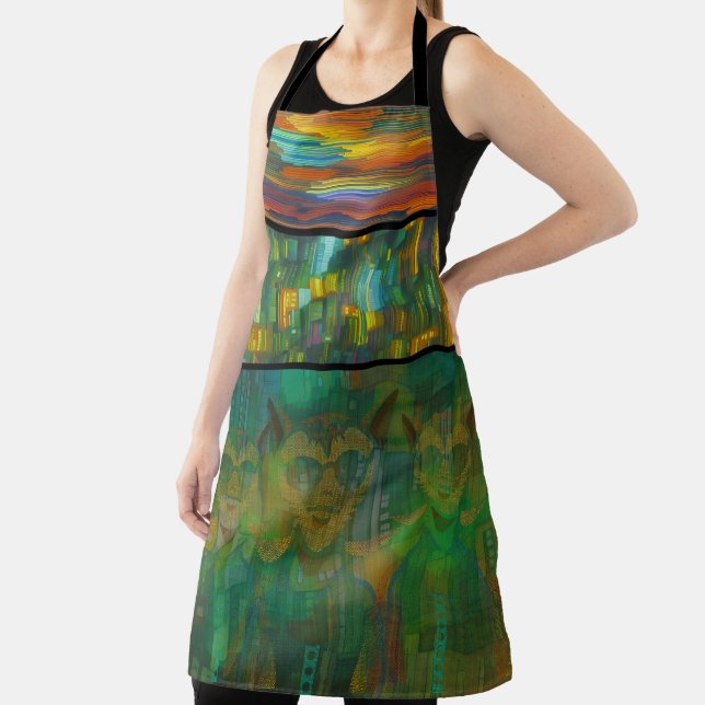 Delantal They Do See You above Apron (in situ)