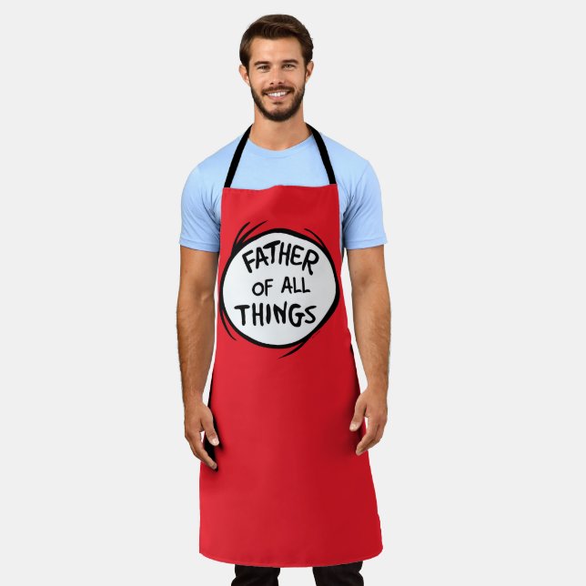 Delantal Thing One Thing Two - Padre de todas las cosas (Gastado)