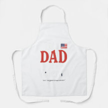 This Dad is a Veteran Apron – Awesome Dad Gift