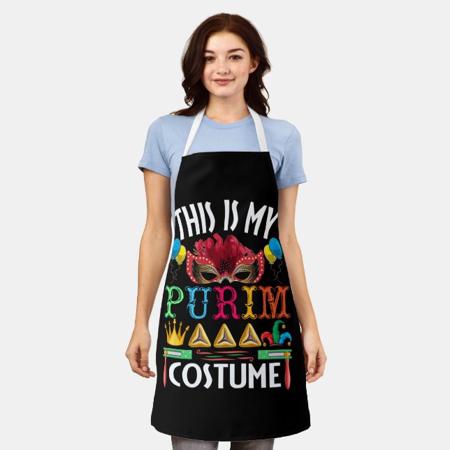 Delantal This Is My Purim Costume Jewish Happy Purim (Gastado)