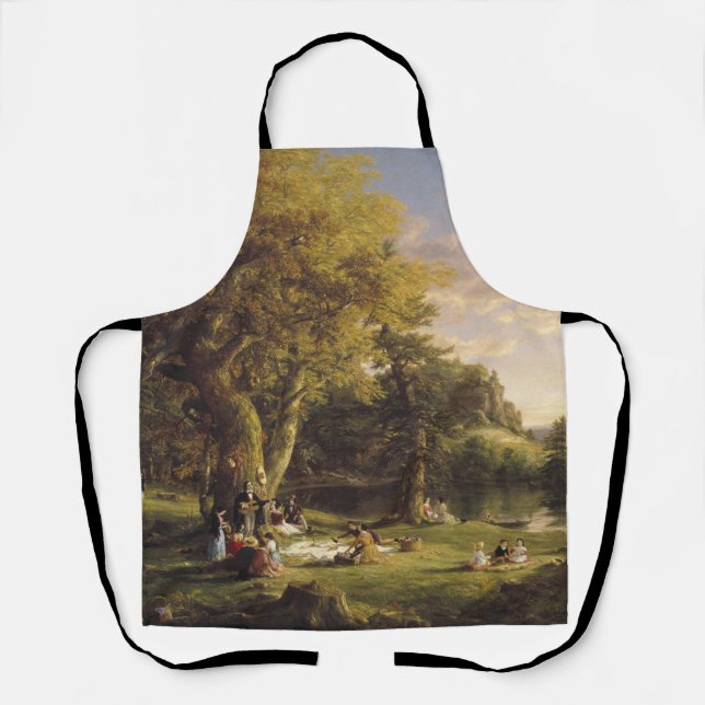Delantal Thomas Cole The Pic-Nic (Anverso)