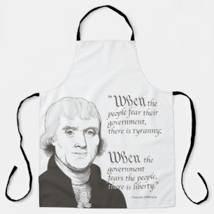 Delantal Thomas Jefferson y Cita