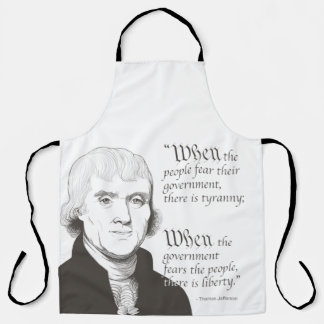 Delantal Thomas Jefferson y Cita