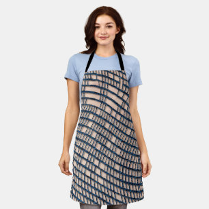 Delantal Threadbare Blue Netting Apron