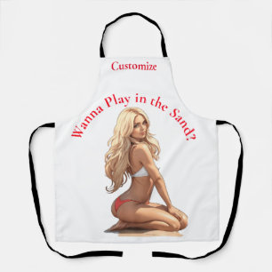 Delantal Thunder_Cove, Chica de playa de Bikini