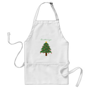 Delantal Thunder_Cove de árbol de Navidad