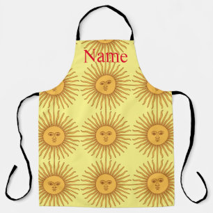 Delantal Thunder_Cove, Ilustracion de arte de Sun face