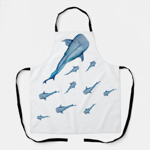 Delantal Tiburón ballena acuática