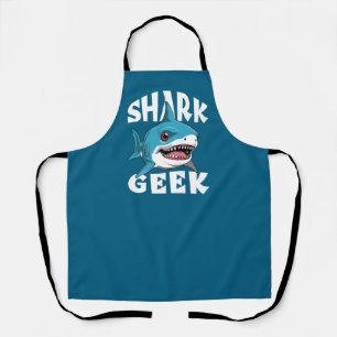 Delantal Tiburón Geek - Diseño lindo para los amantes del t