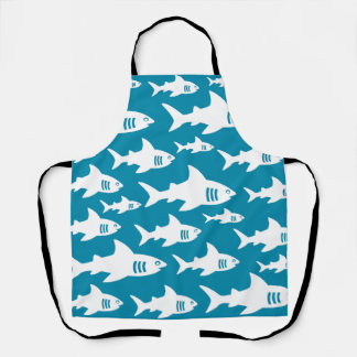 Delantal Tiburones nadadores