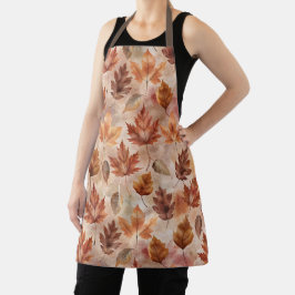 Delantal Tie Dye Autumn Leaves