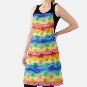 Delantal Tie Dye Stars 