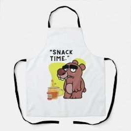 DELANTAL ¡TIEMPO DE APERITIVOS!- ANIMAL-FUNNY- CAFÉ-COOKIS