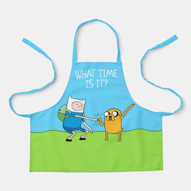 Delantal Tiempo de aventura | Finn & Jake Fist Bump (Anverso)