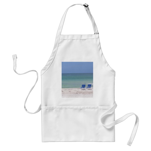 Delantal Tiempo de la playa (Frente)