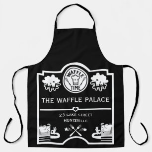 Delantal Tienda De Waffle O Tienda De Alimentos Emergente