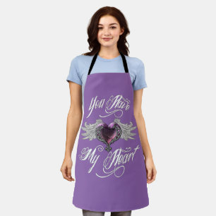 Delantal Tienes Mi Apron De Impresión De Todo El Corazón