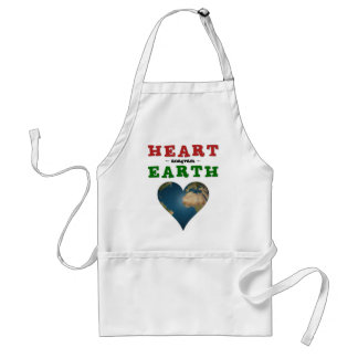 Delantal Tierra en forma de corazón