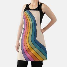 Delantal Tierras retro de los años 70