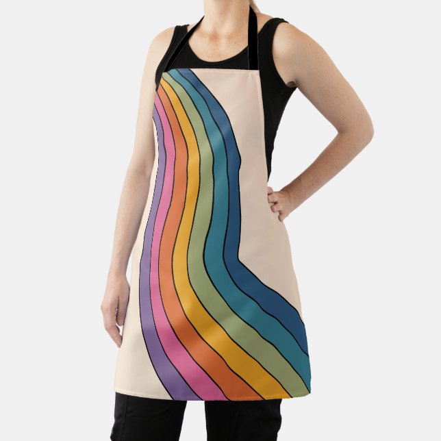 Delantal Tierras retro de los años 70 (in situ)