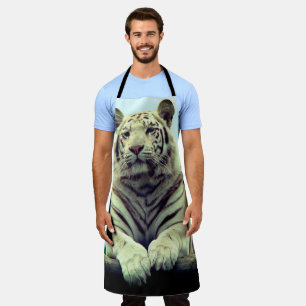 Delantal Tigre blanco