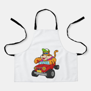 Delantal Tigre con auto