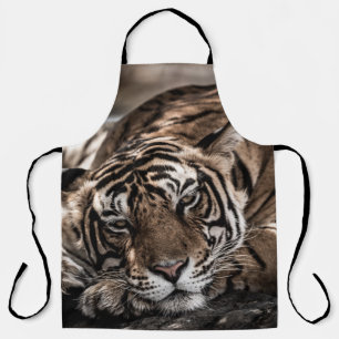 Delantal Tigre de Ranthambore: arte de primera mano.