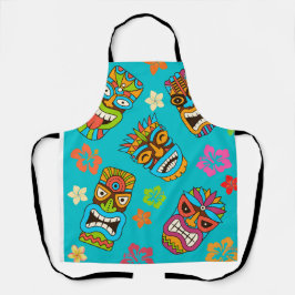 Delantal Tiki Totem Face