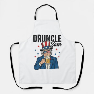 Delantal Tío Borracho Sam Diseño Divertido de Cerveza Patri