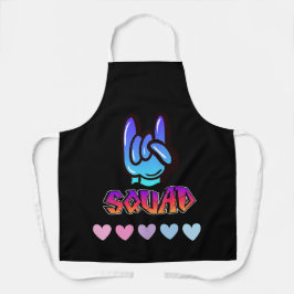 Delantal Tipografía de swag