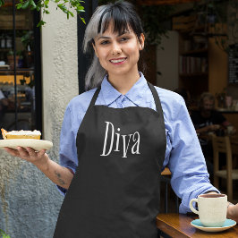 Delantal Tipografía divertida y caprichosa