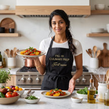 Tipografía minimalista de preparación culinaria or