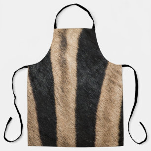 DELANTAL TIRA DE IMPRESIÓN ANIMAL DE ZEBRA